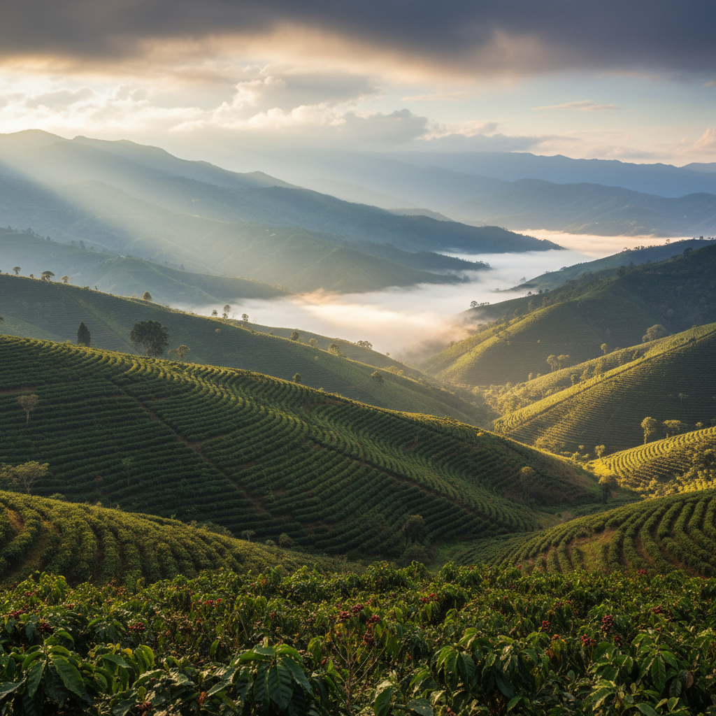 Colombian Coffee Mountains
